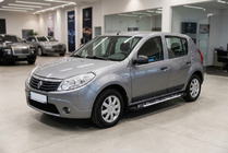 Renault Sandero 2007–2013 Sānu sliekšņi Sunrise (2 gab., alumīnijs) foto 1