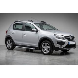 Sānu sliekšņi Line (2 gab., alumīnijs) Dacia Sandero 2013–2020 foto 1
