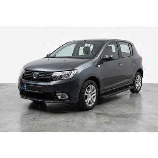 Sānu sliekšņi Allmond Black (2 gab., alumīnijs) Renault Sandero 2013–2022 foto 1