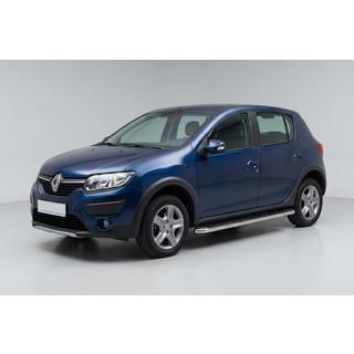 Sānu pakāpieni Maydos V1 (2 gab., alumīnijs ↗ nerūsējošais tērauds) Renault Sandero 2013–2022 foto 1