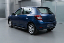 Renault Sandero 2013–2022 Sānu pakāpieni Bosphorus Black (2 gab., alumīnijs) foto 1