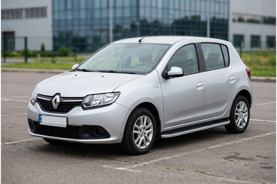 Renault Sandero 2013–2022 Sānu pakāpieni Tayga Grey (2 gab., alumīnijs) Image