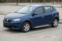 Renault Sandero 2013–2022 Sānu pakāpieni Rainbow (2 gab., alumīnijs) foto 1