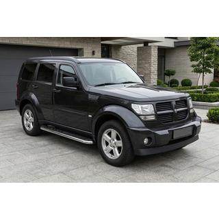 Sānu pakāpieni Maydos V1 (2 gab., alumīnijs ↗ nerūsējošais tērauds) Dodge Nitro 2006–2011 foto 1