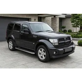 Sānu pakāpieni Maydos V1 (2 gab., alumīnijs ↗ nerūsējošais tērauds) Dodge Nitro 2006–2011 foto 1