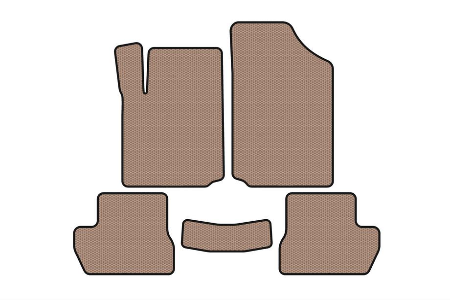 Citroen C-2 2003–2009 Gumijas paklājiņi Carsuit (Bēšs) Image