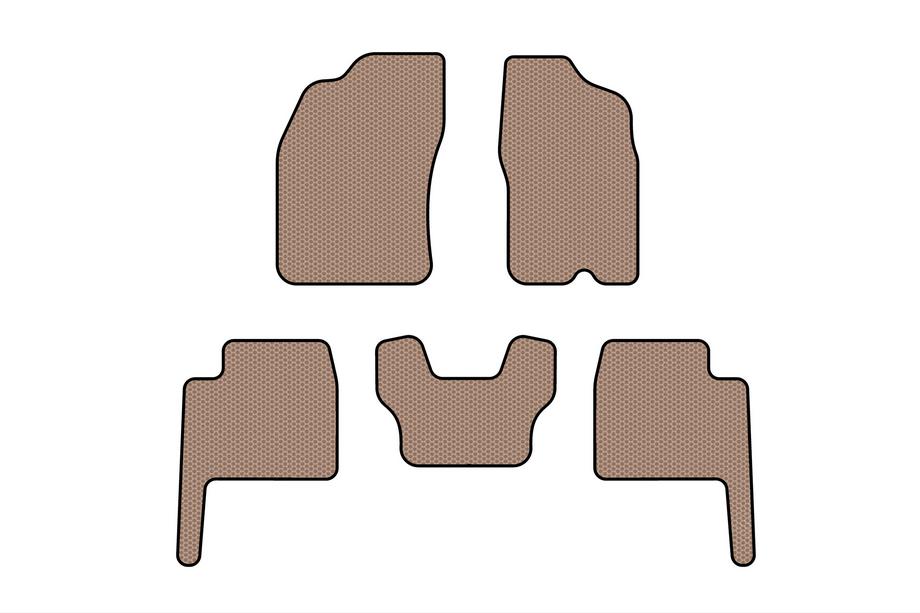 Dodge Durango 2004–2009 Gumijas paklājiņi Carsuit (Bēšs) Image