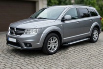 Dodge Journey 2008–2020 Sānu pakāpieni Allmond Grey (2 gab., alumīnijs) foto 1