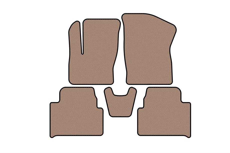 Ford C-Max 2004–2010 Gumijas paklājiņi Carsuit (Bēšs) Image