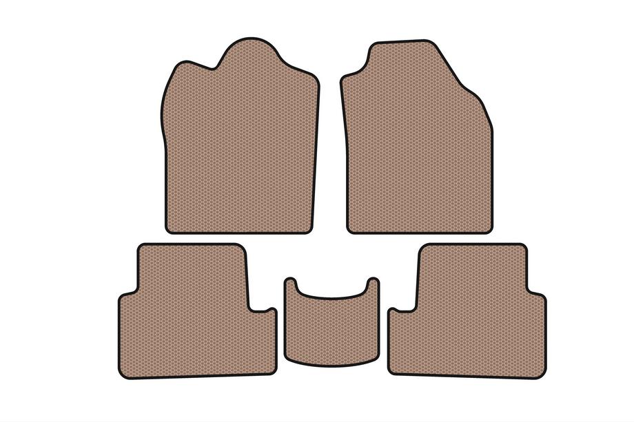 Ford Connect 2010–2013 Gumijas paklājiņi Carsuit (2009-2012, bēši) Image
