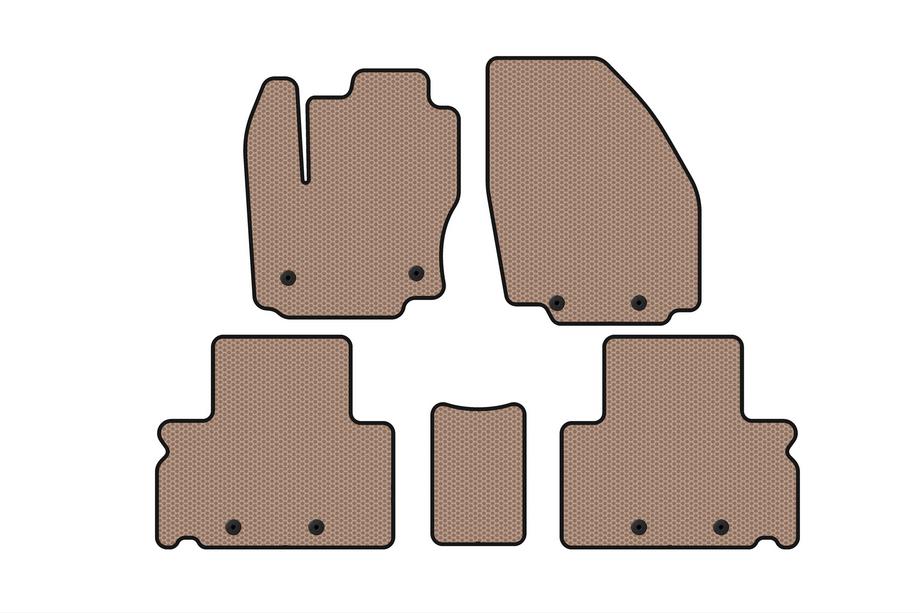 Ford S-Max 2007–2014 Gumijas paklājiņi Carsuit (Bēšs) Image