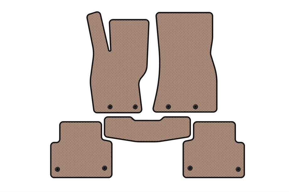 Jaguar XF 2009–2016 Gumijas paklājiņi Carsuit (2011-2016, SD, bēši) Image