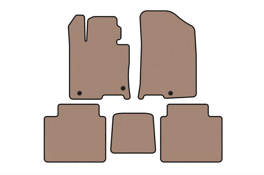 Kia Optima 2016– Gumijas paklājiņi Carsuit (Bēšs) Image