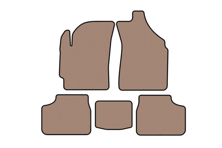 Daewoo Matiz 1998–2008 Gumijas paklājiņi Carsuit (Bēšs) Image