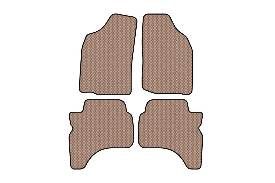 Mitsubishi L200 1996–2006 Gumijas paklājiņi Carsuit (Bēšs) Image