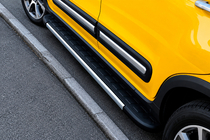 Fiat 500/500L 2013–2022 Sānu sliekšņi Duru (2 gab., alumīnijs) foto 1