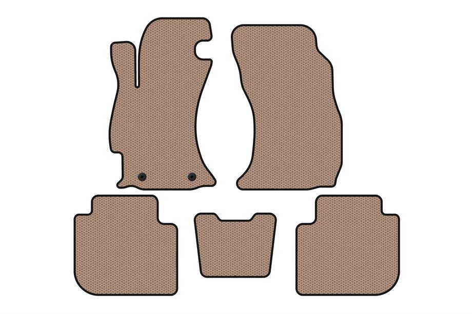 Subaru Forester 2013–2018 Gumijas paklājiņi Carsuit (2013-2017, bēši) Image