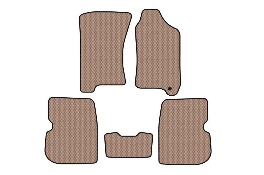 Subaru Forester 1997–2002 Gumijas paklājiņi Carsuit (stūre labajā pusē, bēši) Image
