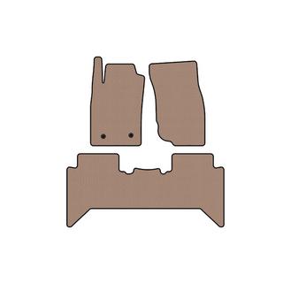 Gumijas paklājiņi Carsuit V2 (Bēšs) Toyota Hilux 2006–2015 foto 1
