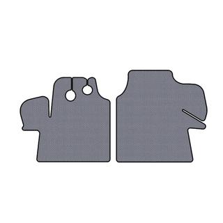 Gumijas salona paklājiņi Carsuit (2002-2006, pelēki) Fiat Ducato 1995–2006 foto 1