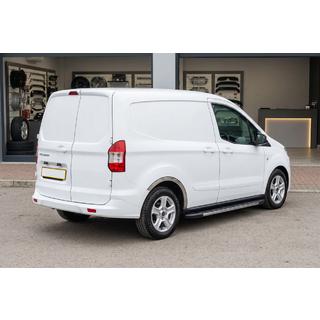 Sānu pakāpieni Duru (2 gab., alumīnijs) Ford Courier 2014–2023 foto 1