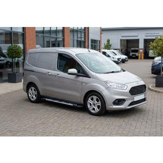 Sānu sliekšņi Sunrise (2 gab., alumīnijs) Ford Courier 2014–2023 foto 1