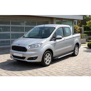 Sānu pakāpieni RedLine V1 (2 gab., alumīnijs) Ford Courier 2014–2023 foto 1