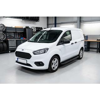 Sānu pakāpieni Bosphorus Black (2 gab., alumīnijs) Ford Courier 2014–2023 foto 1