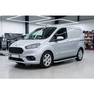Sānu pakāpieni Tayga Grey (2 gab., alumīnijs) Ford Courier 2014–2023 foto 1