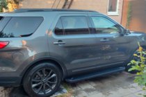 Ford Explorer 2011–2019 Sānu pakāpieni Allmond Black (2 gab., alumīnijs) foto 3