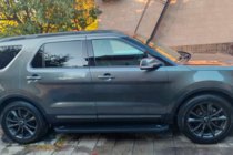 Ford Explorer 2011–2019 Sānu pakāpieni Allmond Black (2 gab., alumīnijs) foto 4