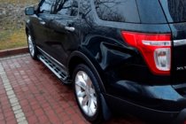 Ford Explorer 2011–2019 Sānu sliekšņi Sunrise (2 gab., alumīnijs) foto 3