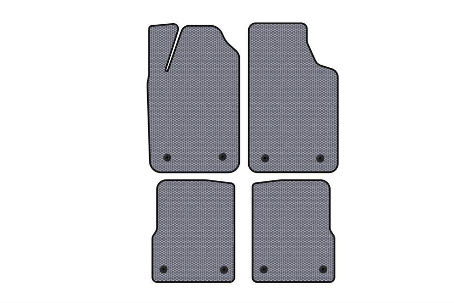 Audi A2 1999–2005 Carsuit gumijas salona paklājiņi (HB, pelēki) Image