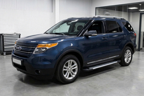 Ford Explorer 2011–2019 Sānu sliekšņi Line (2 gab., alumīnijs) foto 1