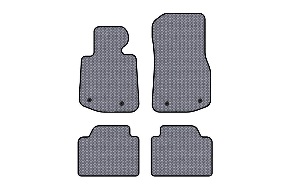 BMW 4 sērija F32/F33/F36 2012–2020 Gumijas salona paklājiņi Carsuit V2 (Pelēki) Image
