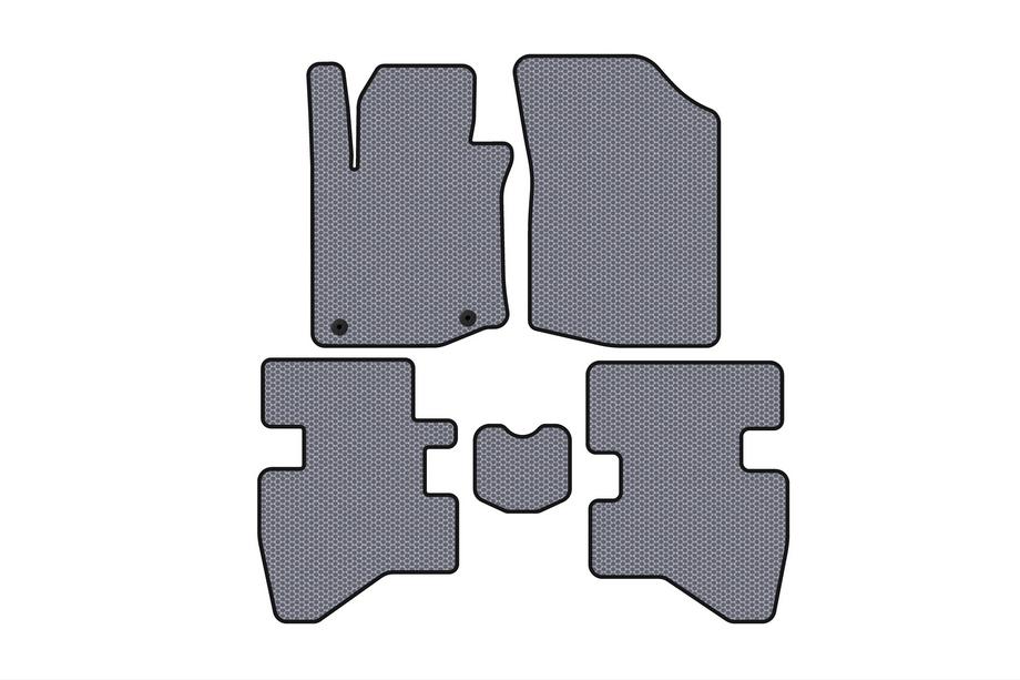 Citroen C-1 2014–2021 Carsuit gumijas salona paklājiņi (HB, pelēki) Image