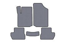 Citroen C-2 2003–2009 Gumijas salona paklājiņi Carsuit (Pelēki) foto 1
