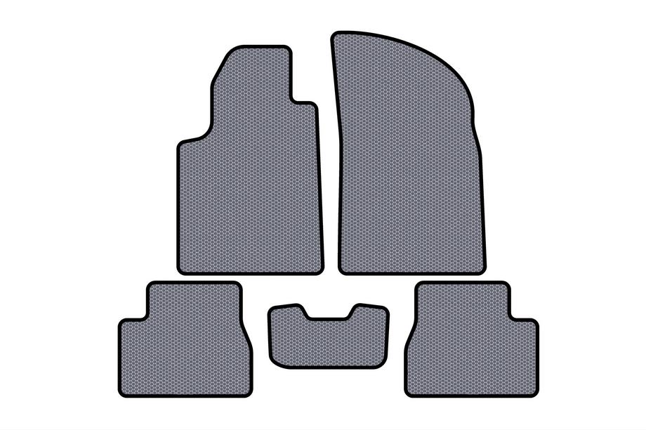 Citroen C-3 2002–2009 Gumijas salona paklājiņi Carsuit (Pelēki) Image