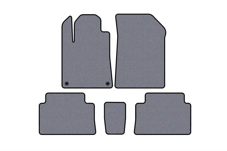 Citroen C-5 2001–2008 Gumijas salona paklājiņi Carsuit (Pelēki) Image