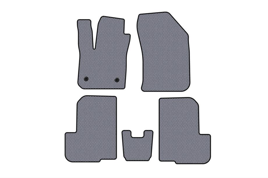Dacia Lodgy 2012–2022 Carsuit gumijas salona paklājiņi (2 rindas, 7-vietīgs, pelēks) Image
