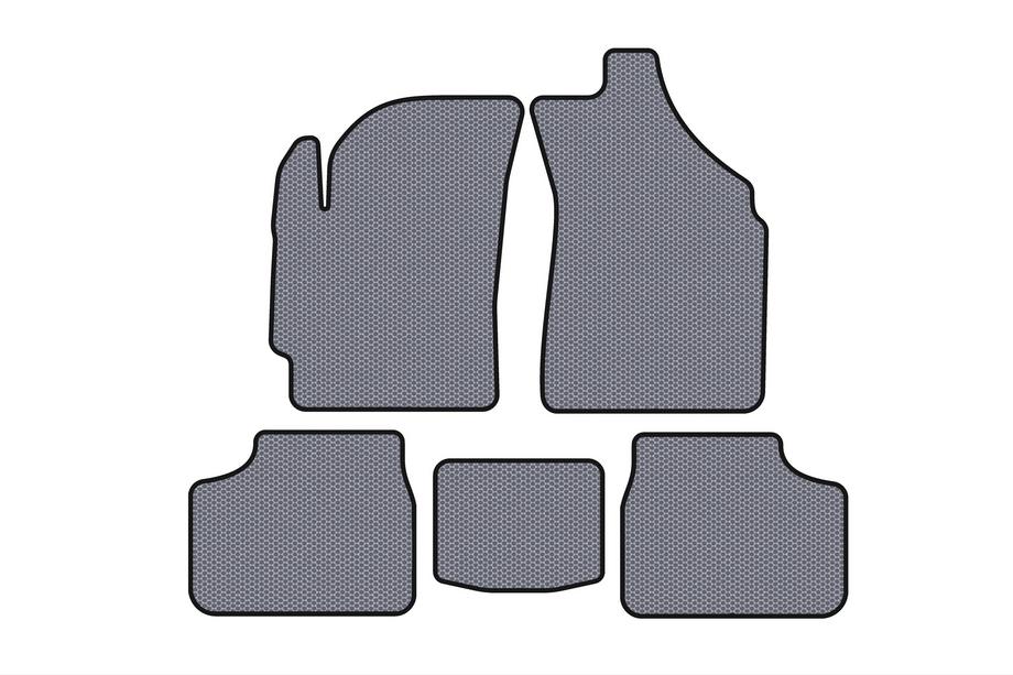 Daewoo Matiz 2009–2015 Gumijas salona paklājiņi Carsuit (Pelēki) Image