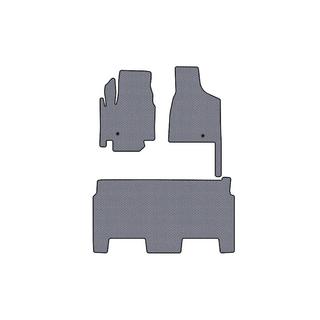 Gumijas salona paklājiņi Carsuit (2008–2020, 2 rindas, 8-vietīgs/SXT komplektācija, pelēki) Dodge Grand Caravan V 2008–2020 foto 1