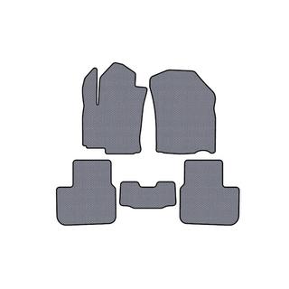 Carsuit gumijas salona paklājiņi (HB, pelēki) Fiat Sedici 2006–2014 foto 1