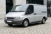 Ford Transit 2000–2014 Sānu sliekšņi Allmond Black (2 gab., alumīnijs) foto 1