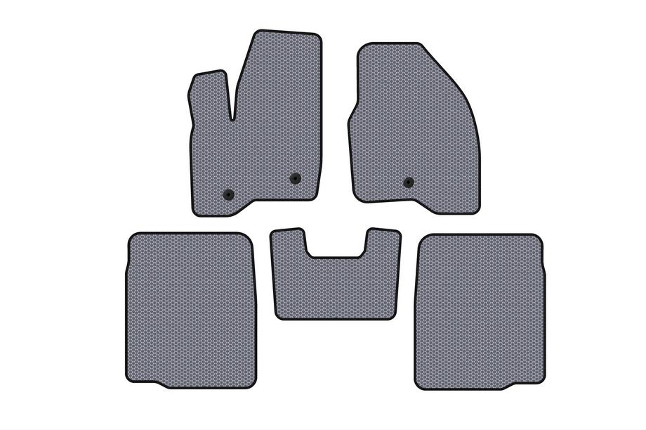 Ford Explorer 2011–2019 Carsuit gumijas paklājiņi (2 rindas, 2011-2015, pelēki) Image