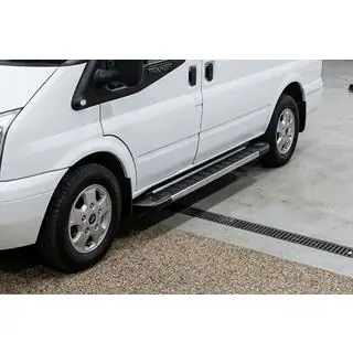 Sānu pakāpieni RedLine V1 (2 gab., alumīnijs) foto 1