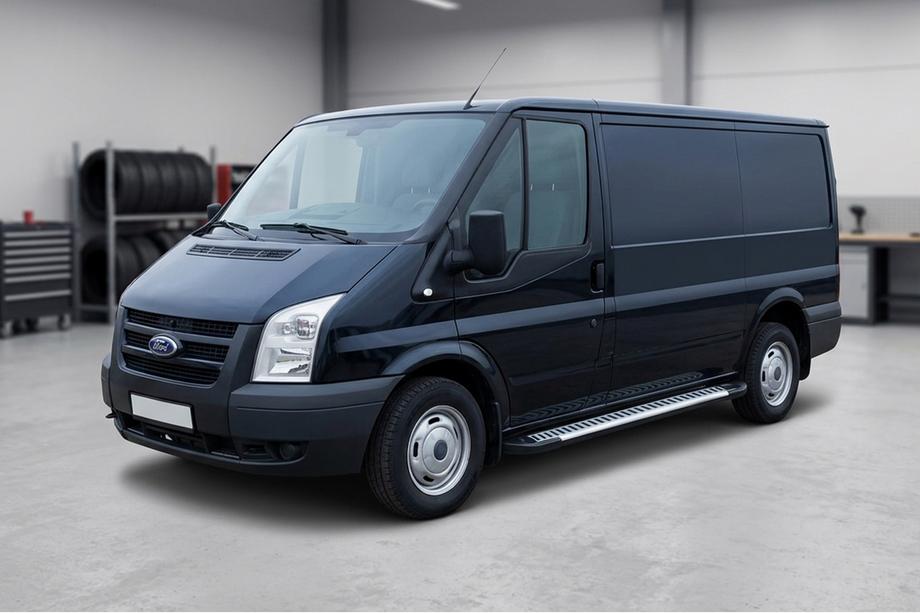 Ford Transit 2000–2014 Sānu sliekšņi Line (2 gab., alumīnijs) Image
