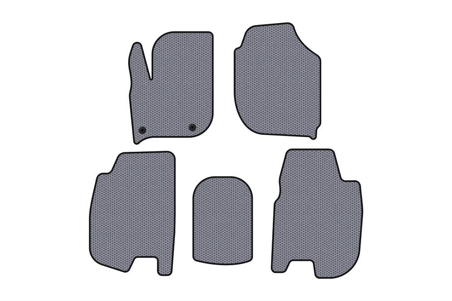 Honda FIT/Jazz 2014–2020 Carsuit gumijas salona paklājiņi (HB, pelēki) Image