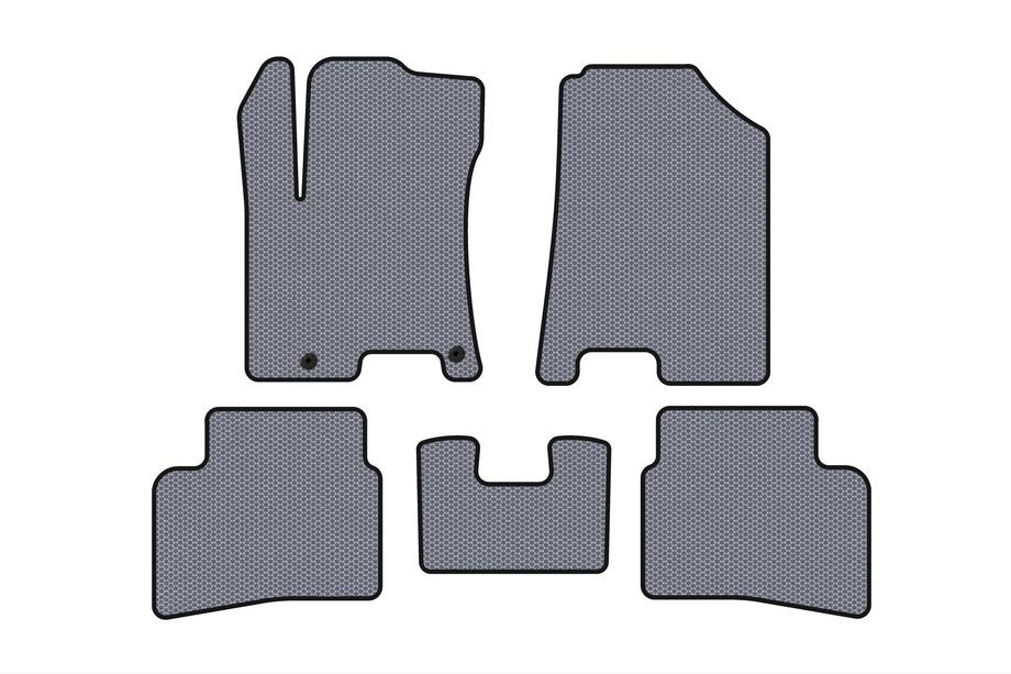 Hyundai Venue 2019– Gumijas salona paklājiņi Carsuit (Pelēki) Image