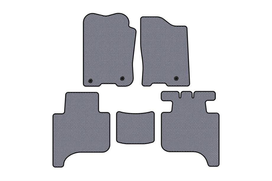 Infiniti QX56 2004–2010 Gumijas salona paklājiņi Carsuit (2 rindas, 2004-2008, pelēki) Image